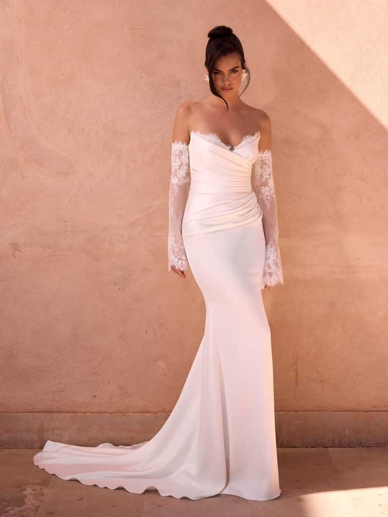 Malva dress elölnézet